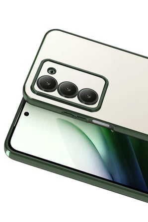 Xiaomi Redmi 15 4G Uyumlu Lensli Silikon - Yeşil