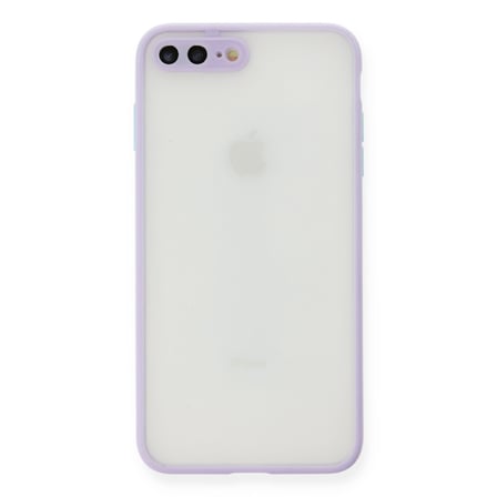 Apple iPhone 7 Plus Uyumlu Kılıf Montreal Silikon Kapak - Mor
