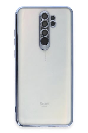 Xiaomi Redmi Note 8 Pro Uyumlu Kılıf Lensli Silikon - Açık Mavi