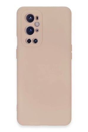 One Plus 9 Pro Kılıf Nano içi Kadife Silikon - Pudra