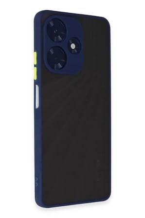 İnfinix Hot 30 4G Uyumlu Kılıf Montreal Silikon Kapak - Lacivert