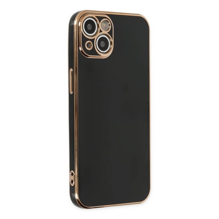 Apple iPhone 14 Plus Uyumlu Kılıf Volet Silikon - Siyah