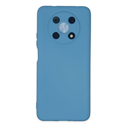 Huawei Nova Y90 Uyumlu Kılıf Nano içi Kadife Silikon - Mavi