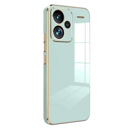 Xiaomi Redmi Note 13 Pro Plus Uyumlu Kılıf Volet Silikon - Açık Yeşil