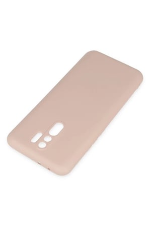 Xiaomi Redmi 9 Uyumlu Kılıf Nano içi Kadife Silikon - Pudra