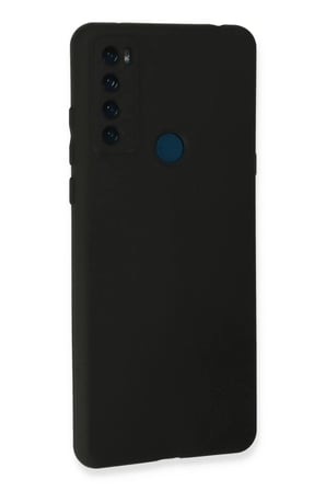 TCL 20 SE Uyumlu Kılıf First Silikon - Siyah