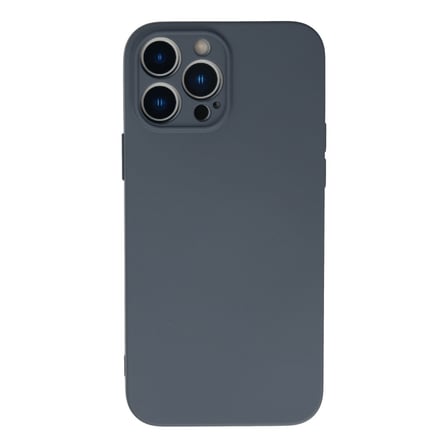 Apple iPhone 13 Pro Max Uyumlu Kılıf Nano içi Kadife Silikon - Gri