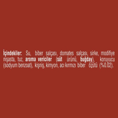Sos Acı 265gr. 67239841 1 Adet