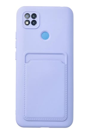 Xiaomi Redmi 9C Uyumlu Kılıf Kelvin Kartvizitli Silikon - Lila
