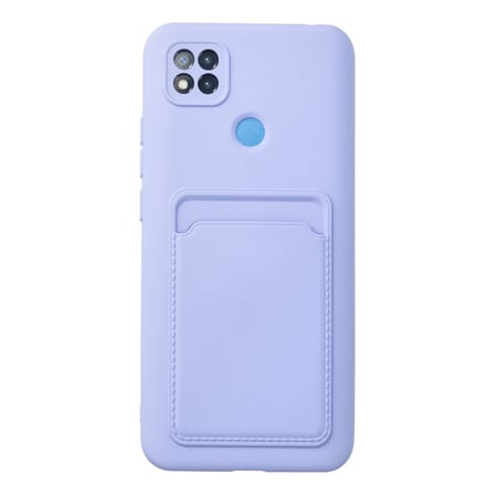 Xiaomi Redmi 9C Uyumlu Kılıf Kelvin Kartvizitli Silikon - Lila