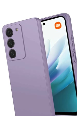 Xiaomi Redmi 15 4G Uyumlu First Silikon - Lila
