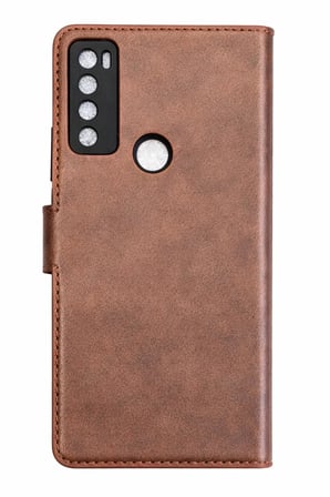 TCL 20 SE Uyumlu Trend S Plus Kapaklı Kılıf - Taba