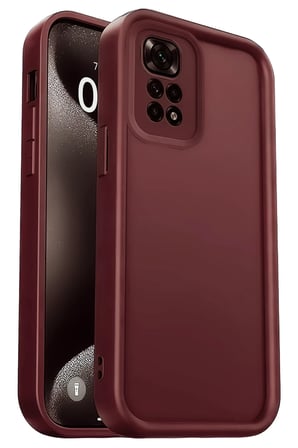 Xiaomi Redmi 10 2022 Uyumlu Kılıf Viera Silikon - Bordo
