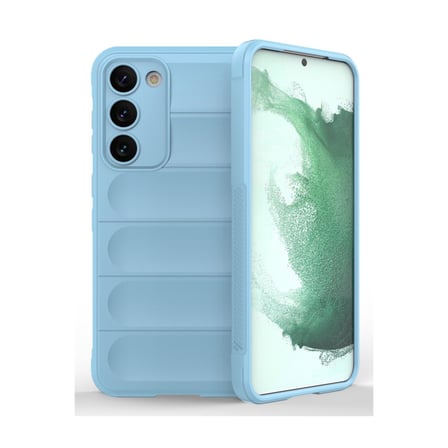 Samsung Galaxy S23 Plus Uyumlu Kılıf Optimum Silikon - Sky Blue