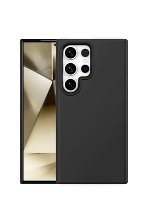 Samsung Galaxy S24 Ultra Uyumlu Kılıf First Silikon - Siyah