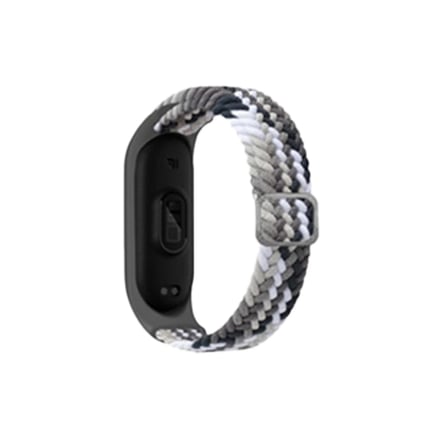 Xiaomi Mi Band 6 Uyumlu Star Kordon - Gri-Siyah