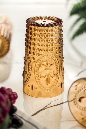 Akrilik Bal 6'lı Uzun Bardak & Su Meşrubat Bardağı 750 ml ( Büyük Boy & Cam Değildir )