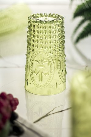 Akrilik Yeşil 6 Lı Uzun Bardak & Su Meşrubat Bardağı 750 ml ( Büyük Boy & Cam Değildir )