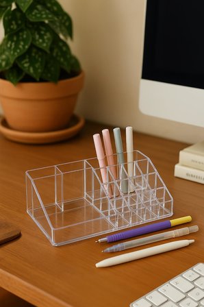 Masa Üstü Kalem Düzenleyici Kalemlik 22 cm
