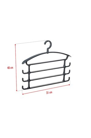 Füme Pantolon Askısı & Dolap Düzenleyici Askı