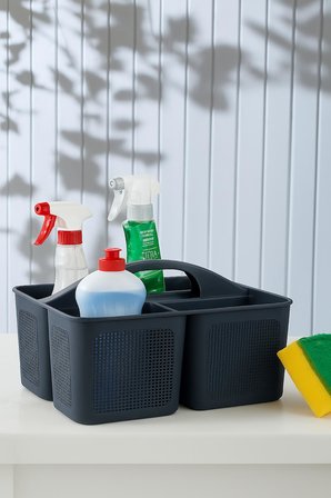 Bölmeli Deterjanlık Organizer Füme
