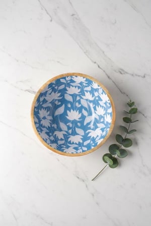 Mango Agacı Sunum Servis Kasesi & Dekoratif Kase 25 Cm Desenli