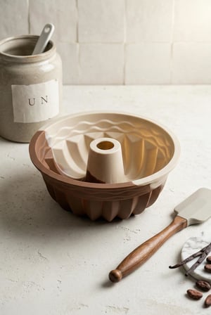 Silikon Dilimli Kek Kalıbı & Yapışmaz Isıya Dayanıklı Kek Pişirme Gereci (16 cm)