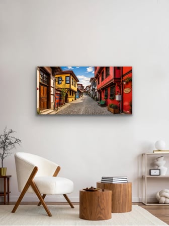 Eskişehir Odun Pazarı Kanvas Tablo 40X80 CM