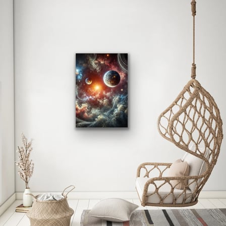 Gezegenler Kanvas Tablo 70x100cm