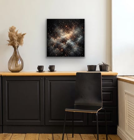 Uzay Boşluğu Kanvas Tablo 60x60cm