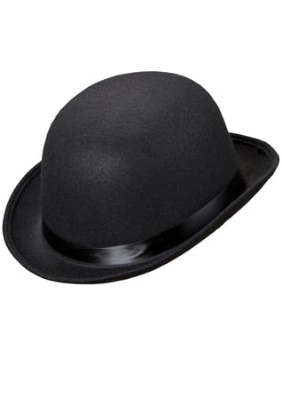Charlie Chaplin Stil Yetişkin Şapkası? Siyah Melon Parti Şapkası