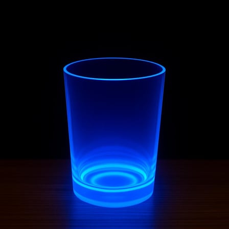 partyglow neon mavi bardak 8.5 x 10.5 cm