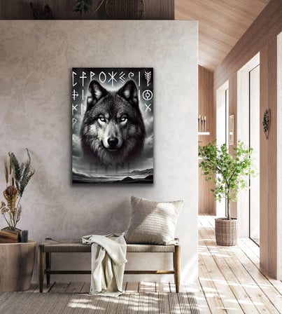 Asil Kurt Kanvas Tablo 70x100cm