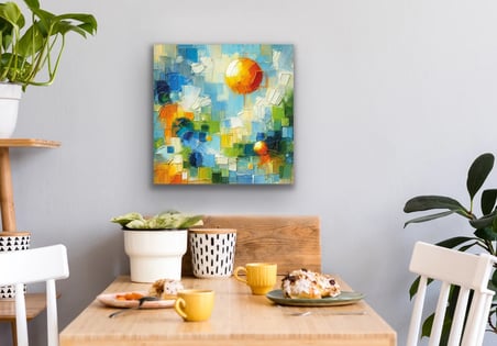 Yaz Mevsimi Kanvas Tablo 60x60cm