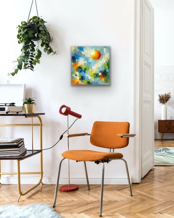 Yaz Mevsimi Kanvas Tablo 60x60cm
