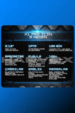 X1 Pro Akıllı Saat
