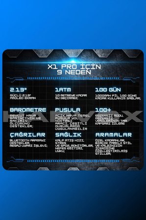 X1 Pro Akıllı Saat