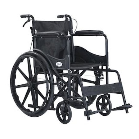 G099 Ekose Kumaş Standart Tekerlekli Sandalye
