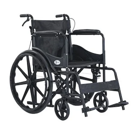 G099 Ekose Kumaş Standart Tekerlekli Sandalye