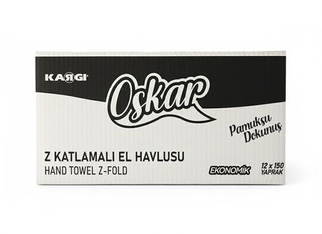 Z Katlı Kağıt Havlu 150'li Ambalaj | 12'li Koli