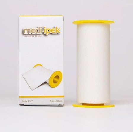 İPEK | 5m X 10 cm Tıbbi İpek Flaster