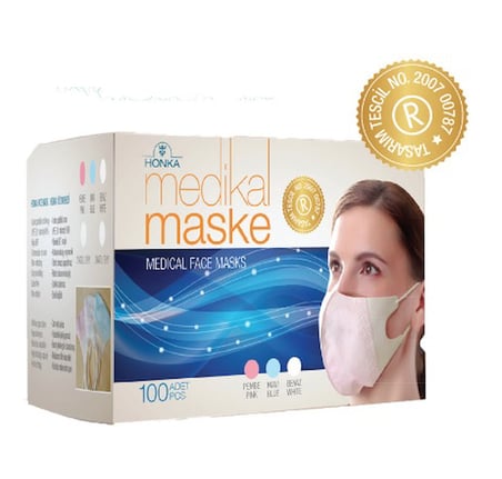 HBA-Medikal Maske - Beyaz
