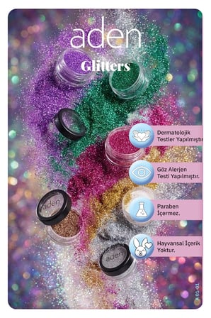 Aden Glitter Powder - Işıltılı Toz Teenage(Neon Pembe)