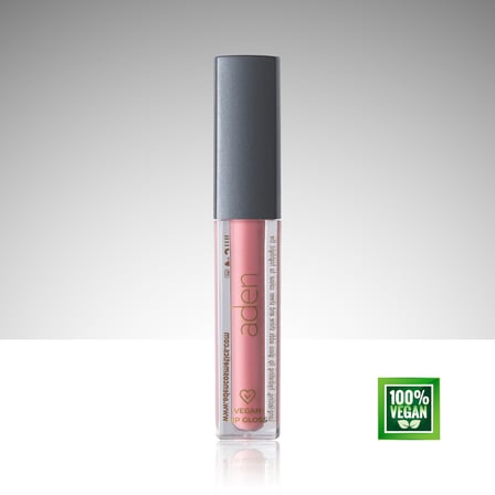 Aden Vegan Lipgloss - Vegan Dudak Parlatıcısı 05 Glamour Pink(Işıltılı Pembe)