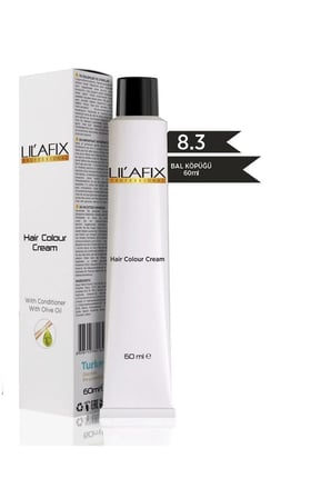 Lilafix Krem Profesyonel Tüp Saç Boyası 60ml - 8.3 Bal Köpüğü