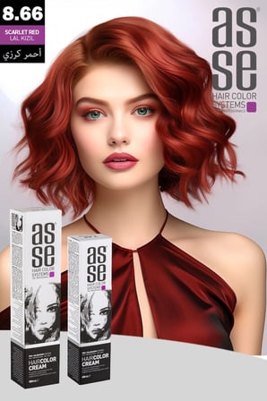 Asse Krem Tüp Boya 60 ml Profesyonel Saç Boyası - 8.66