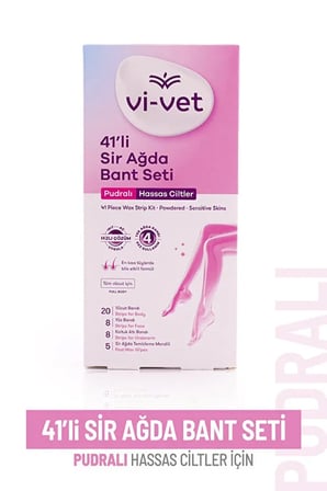 Vivet Ağda Bandı 41'lü Tüy Temizliği - Pudrali