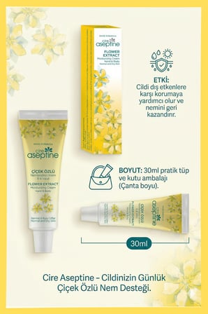 Çiçek Özlü El ve Vücut Kremi 30ml