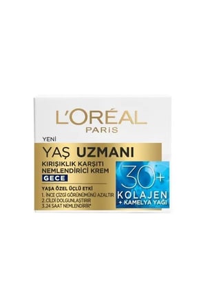 Yaş Uzmanı 30 Kırışıklık Karşıtı Nemlendirici Gece Kremi