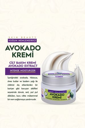 Cilt Bakım Kremi 50ml - AVAKADO NEMLENDİRİCİ